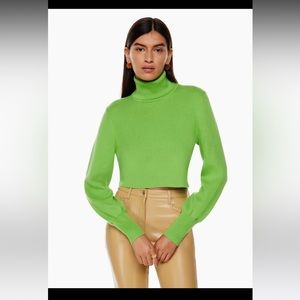 NEON GREEN ARITZIA SWEATER (WILFRED BRAND)